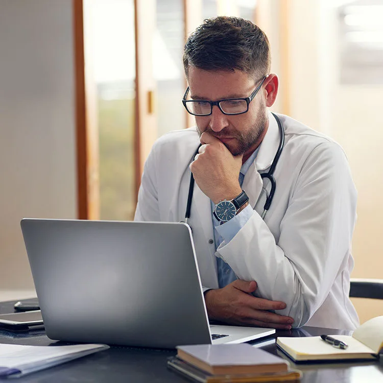 OMD doctor reviewing treatment progress web