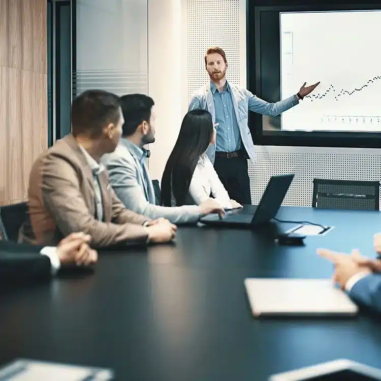 Board room meeting web