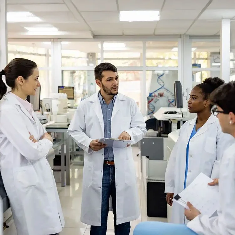 Doctors in consultation web