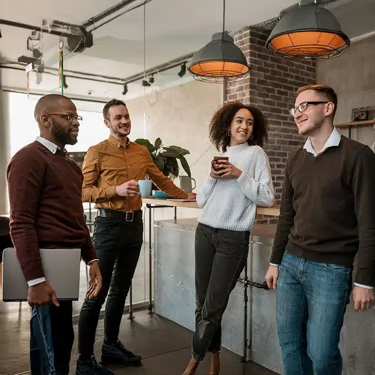 People meeting over a cup of coffee web